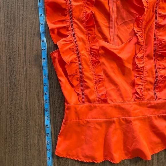 Milk & honey size small ruffle, flutter sleeve blouse - Picture 6 of 7